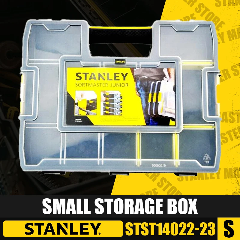 STANLEY STST14021-23/STST14022-23 Small Storage Box Small Plastic Storage Box Transparent Parts Box  Home Plastic Tool Box