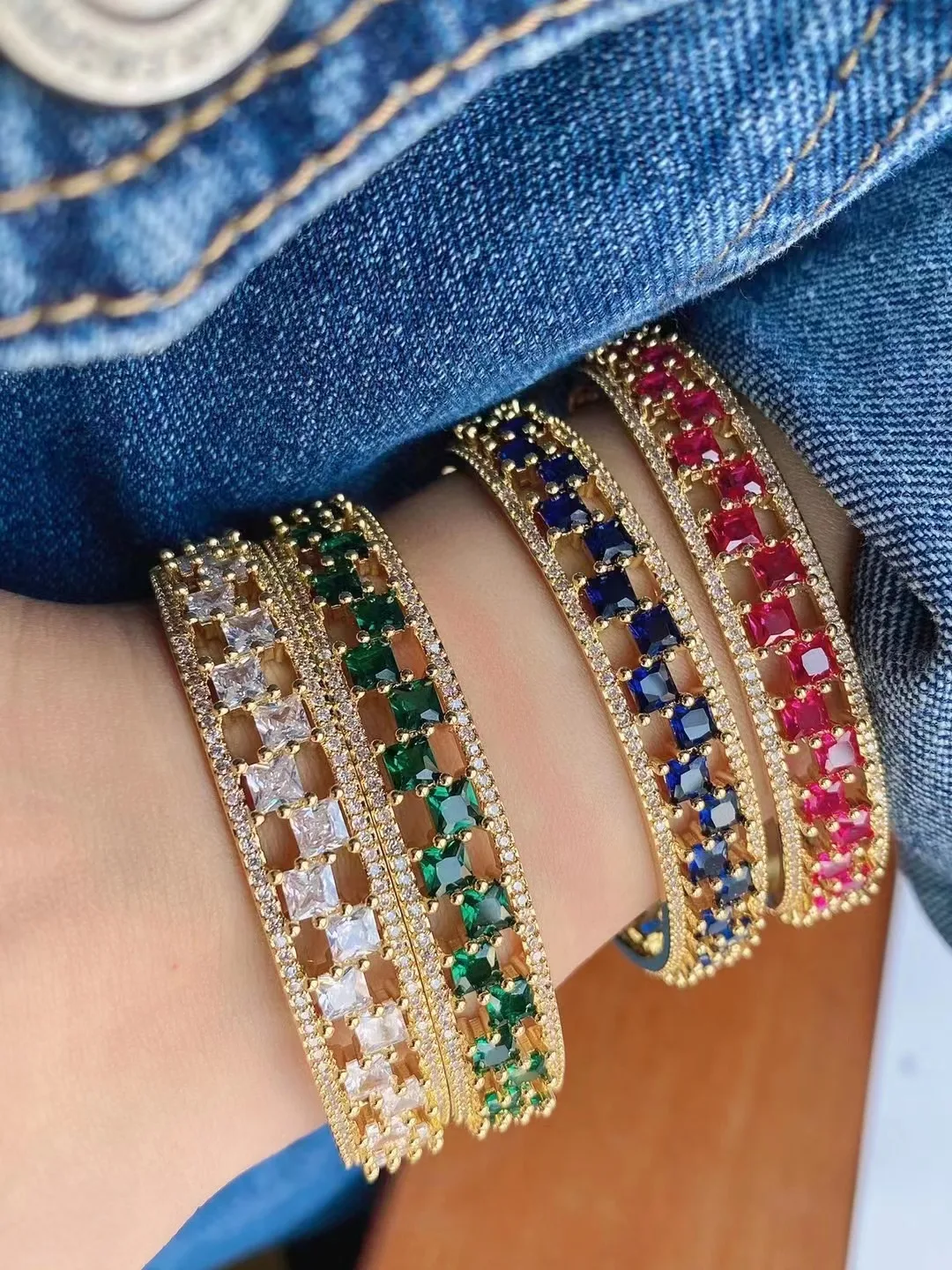 Bracelets de luxe en Zircon do - Bracelets avis et prix