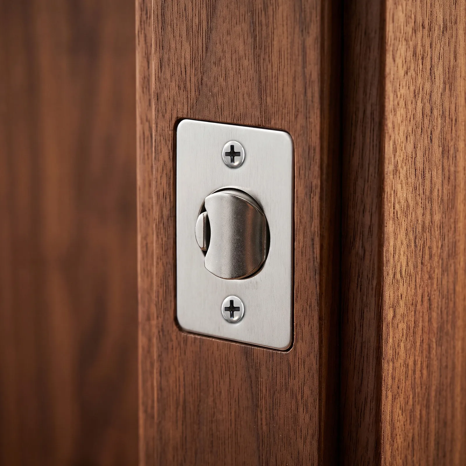 6Pcs Door Latch Strike Plate 3/8