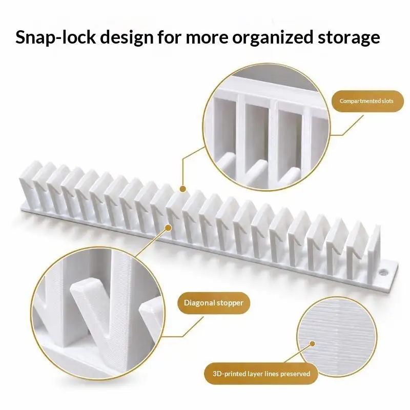 Under Cabinet Lid Organizer Food Container Lid Holder 10/19 Slot Screw Mount Kitchen Storage Rack Space Saving Organizer