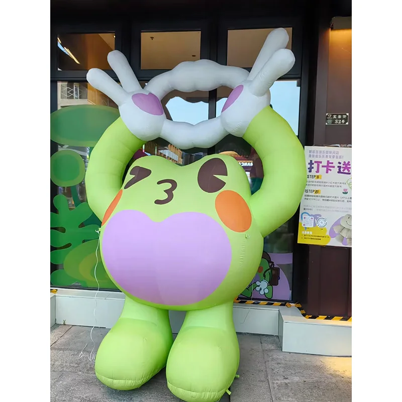 

Надувные лягушки, воздушные модели на основе животных с выдувными устройствами, уличный квадрат и реквизит для украшения торгового центра