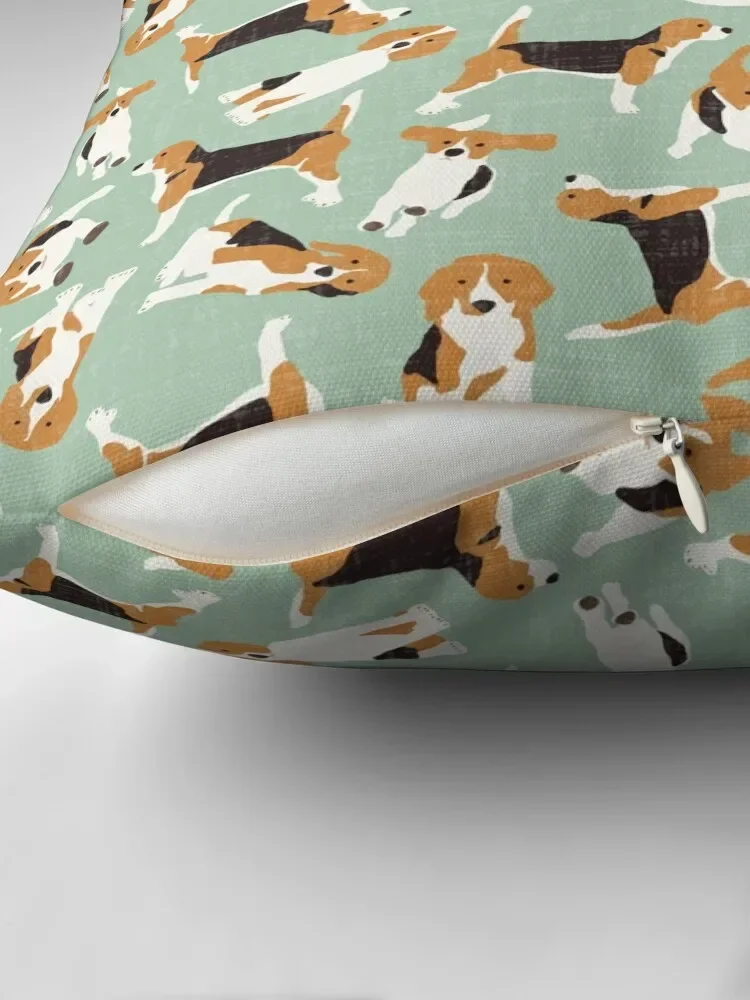 beagle scatter mint Throw Pillow Christmas Cushion For Home Decorative Cover For Living Room Luxury Pillow Case Pillow