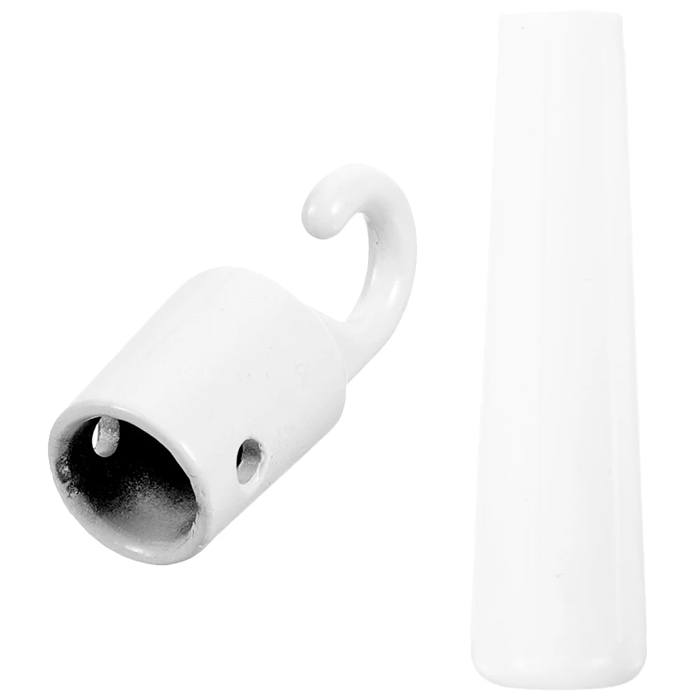 

Metal Curtain Hook Handle Blind Wand Replacement Tips for Windows Rust Resistant Easy Install Multi Functional Tilt Wand