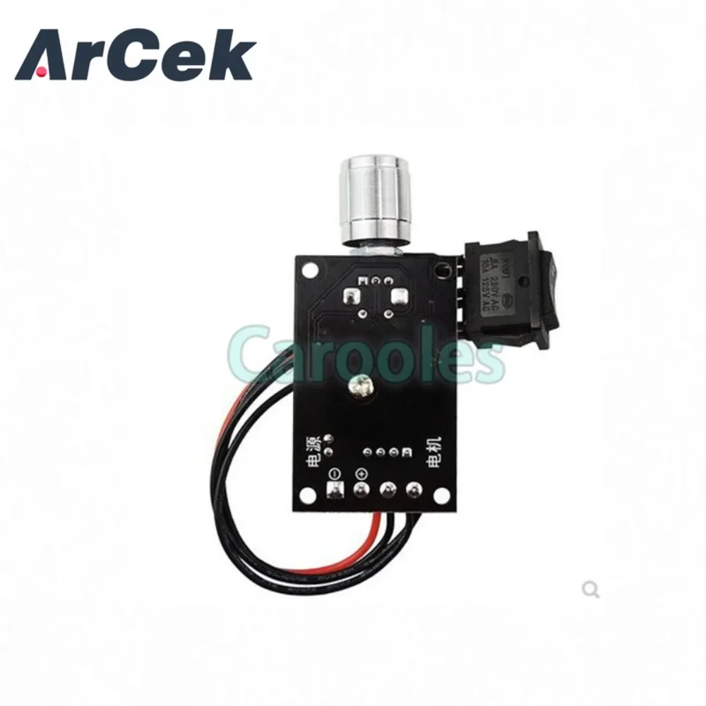 DC 6V 12V 24V 3A 80W PWM Motor Speed Control Adjustable Reversible Switch Regulator Board Governor Controller Module LED