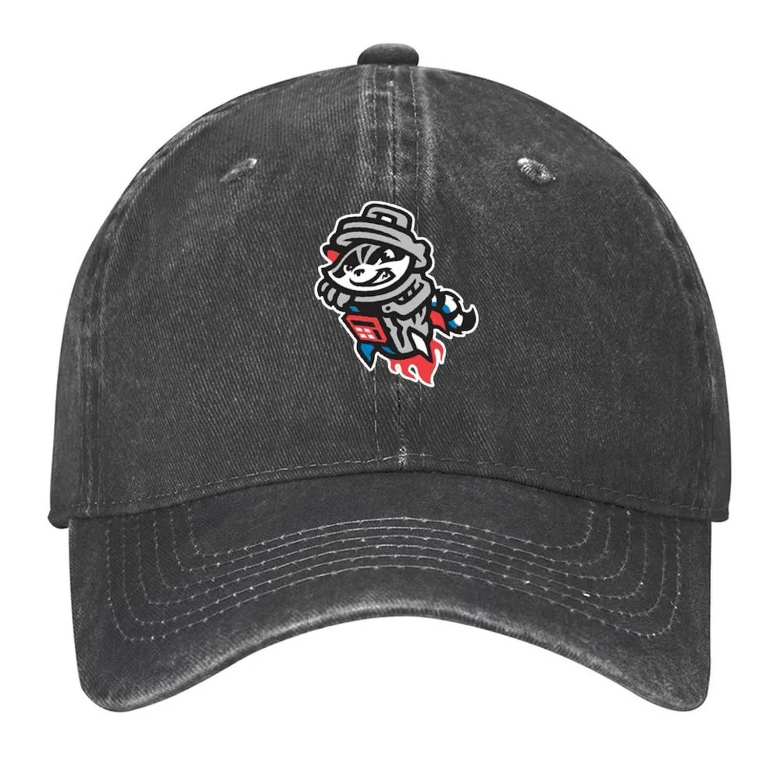 

Rocket City Trash Pandas [A]_[White] Baseball Cap Big Size Hat Unique hats foam party Hat Anime Mens Hats Women's