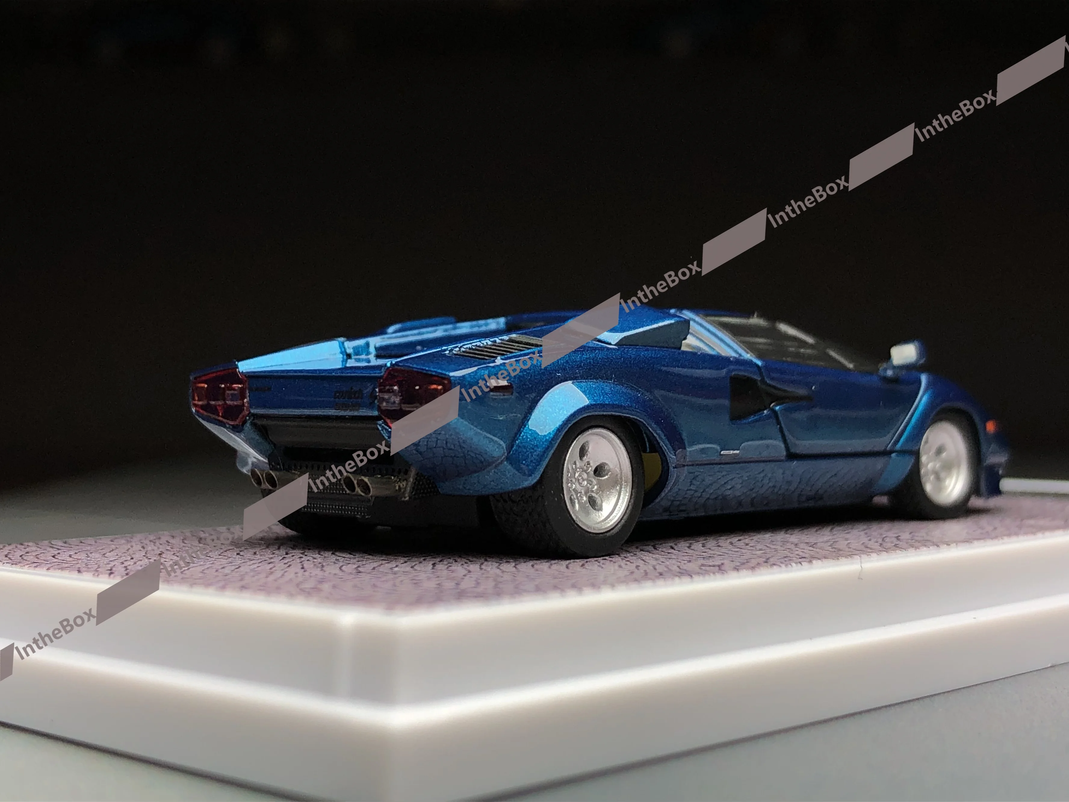 FindClassically FY Countach LP5000 QV Blauw 1:64 Diecast Model Car Collection Limited Edition Hobby Speelgoed