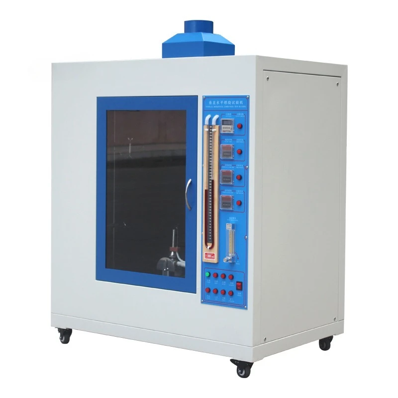 94 vertical combustion machine Leakage and marking Plastic retardant box flame glowing