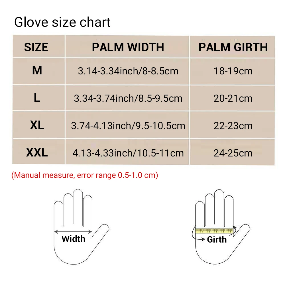 Motorcycle Gloves Winter Warm And Waterproof Touch Screen Gloves Off-road Motorcycle Anti Slip Anti Fall Reflective Riding Glove