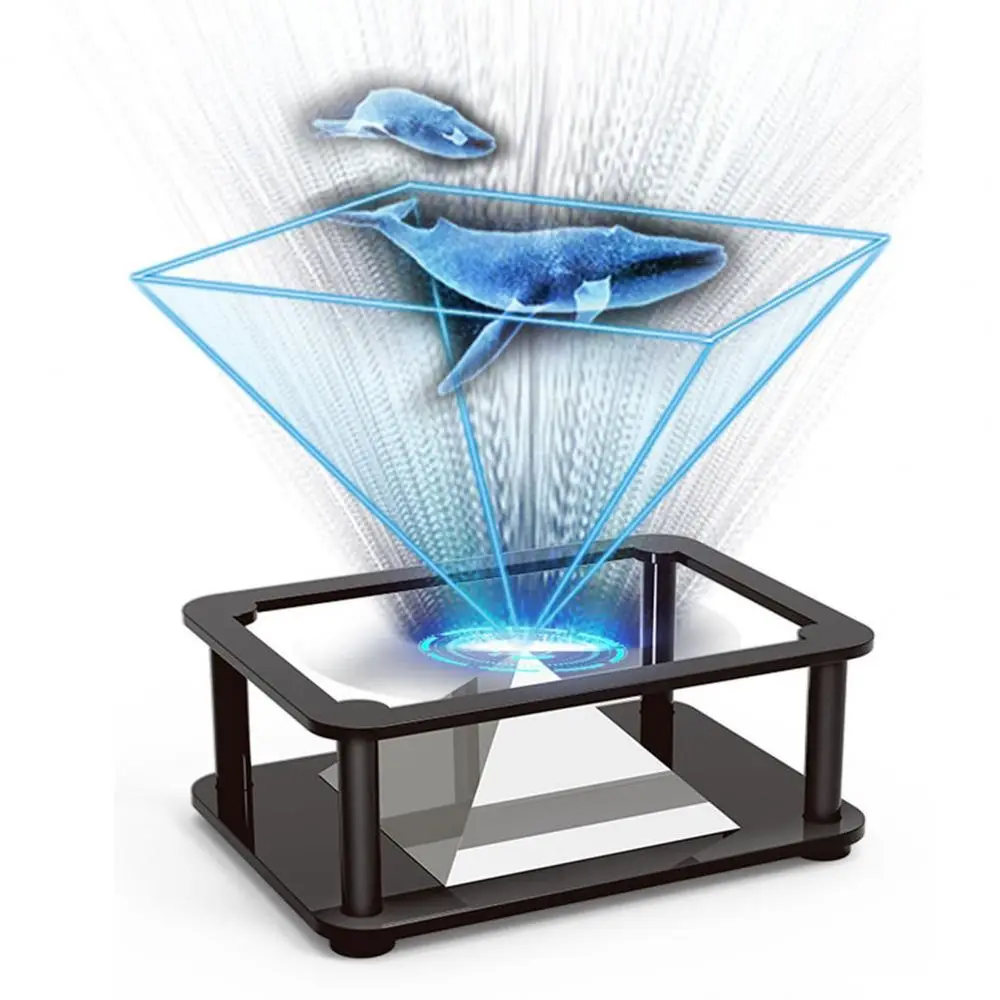 

Phone Pyramid Display Stands Gift 3D Holographic Projection STEAM Toys Smartphone Hologram Projector Children's Educational Toy