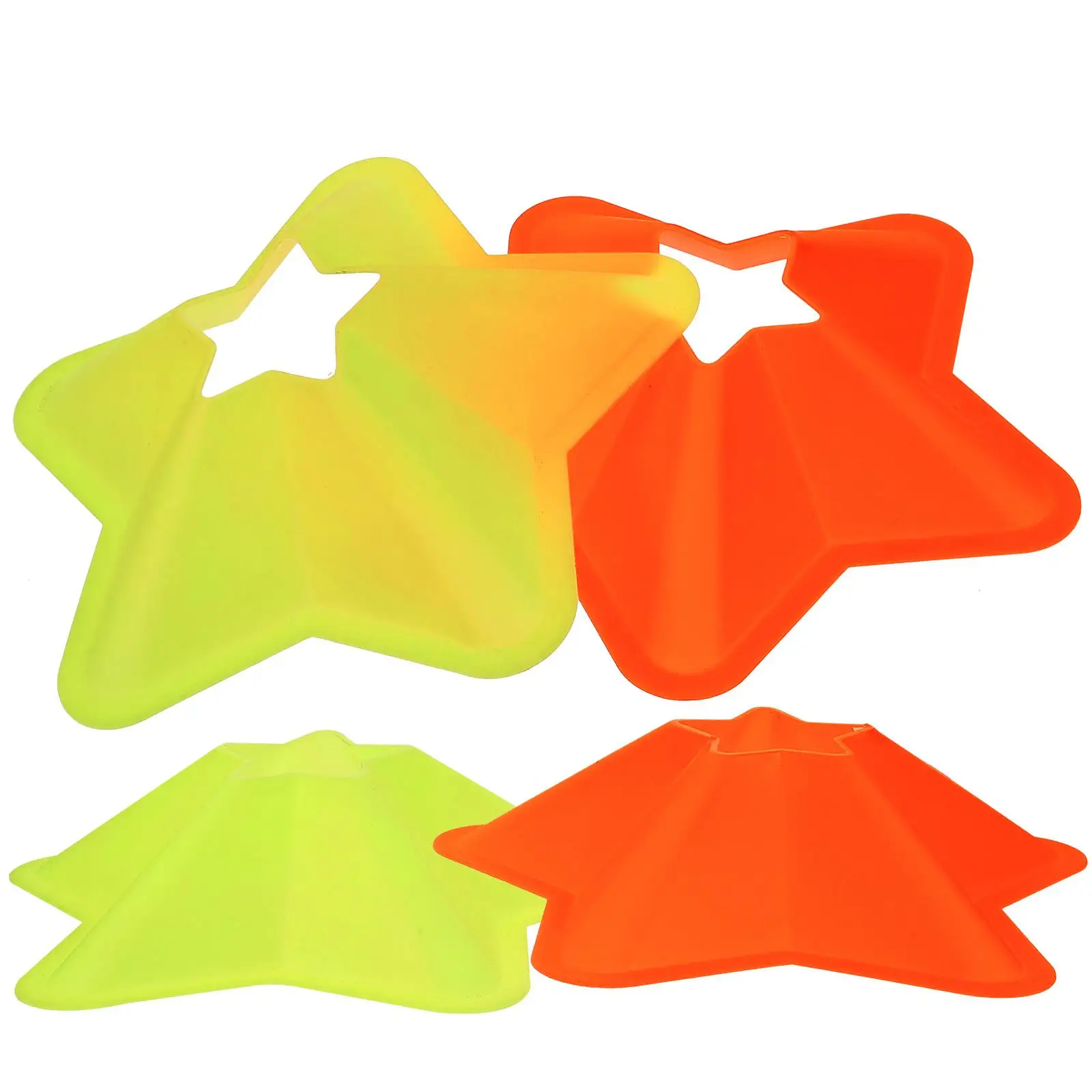 

4 Pcs Football Training Aids Marker New Material Markers Soccer Dish Star Shape