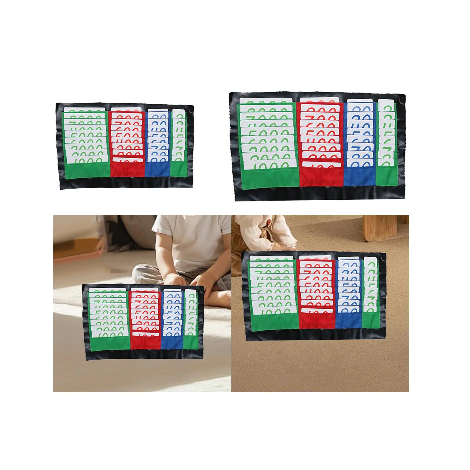 Montessori Number Cards Teaching Aids Math Manipulatives Early Education Math Games for Boys Girls Preschool Children Kids Gifts