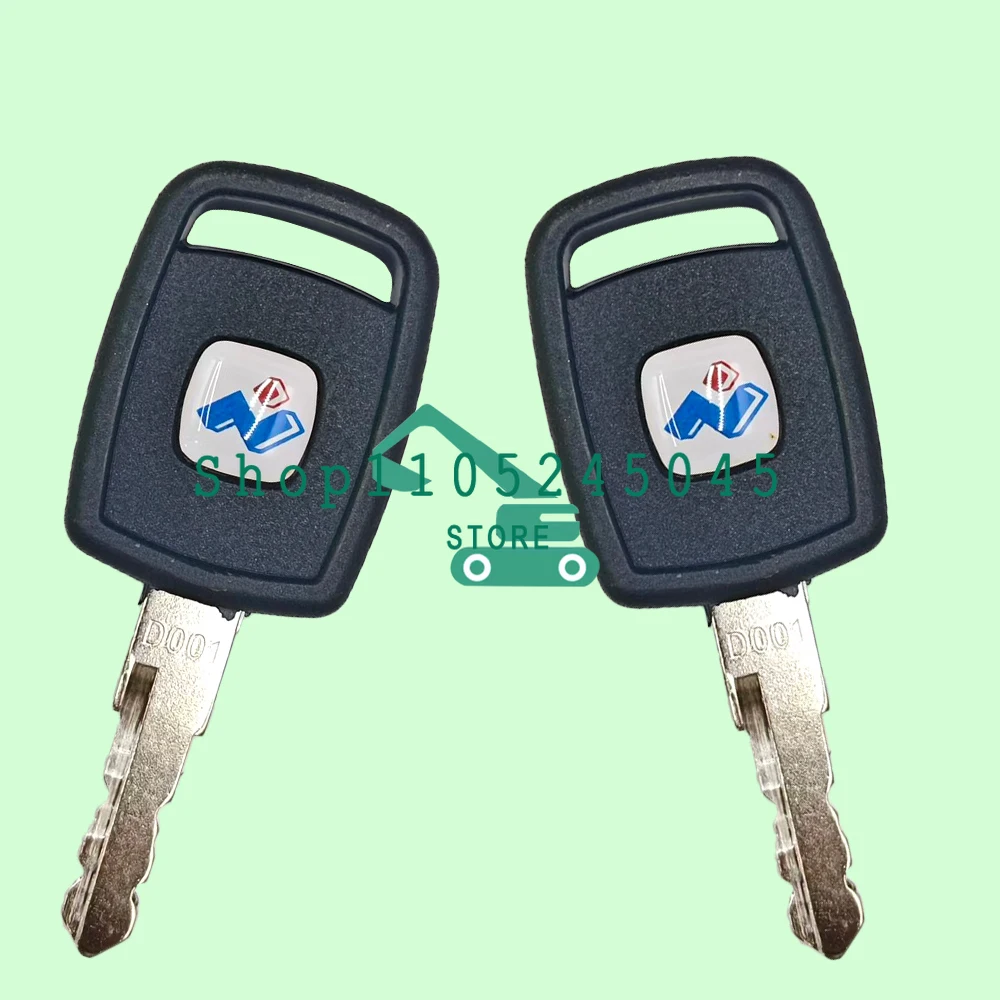 

20 шт. ключей зажигания D001 для экскаваторов SWE50/60/70/80/90/150/230, новые запчасти для запуска двигателя