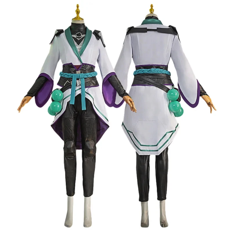 

☆YunCos Game Valorant Sage Cosplay Costume Wig Carnival Outfit Adult Women Fancy Party Suit☆