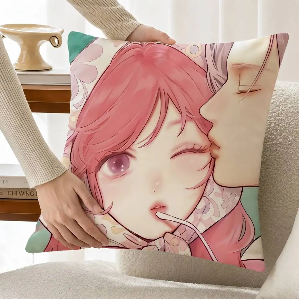 A Sign of Affection Itsuomi Yuki Custom Double Sided Print Square Pillow Cushion Cover