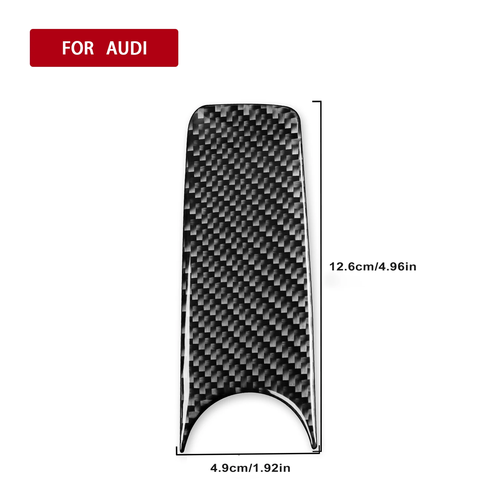 For Audi A3 S3 8P 2006 2007 Handbrake Chin Cover Real Carbon Fiber Sticker Car Interior Styling Accessories
