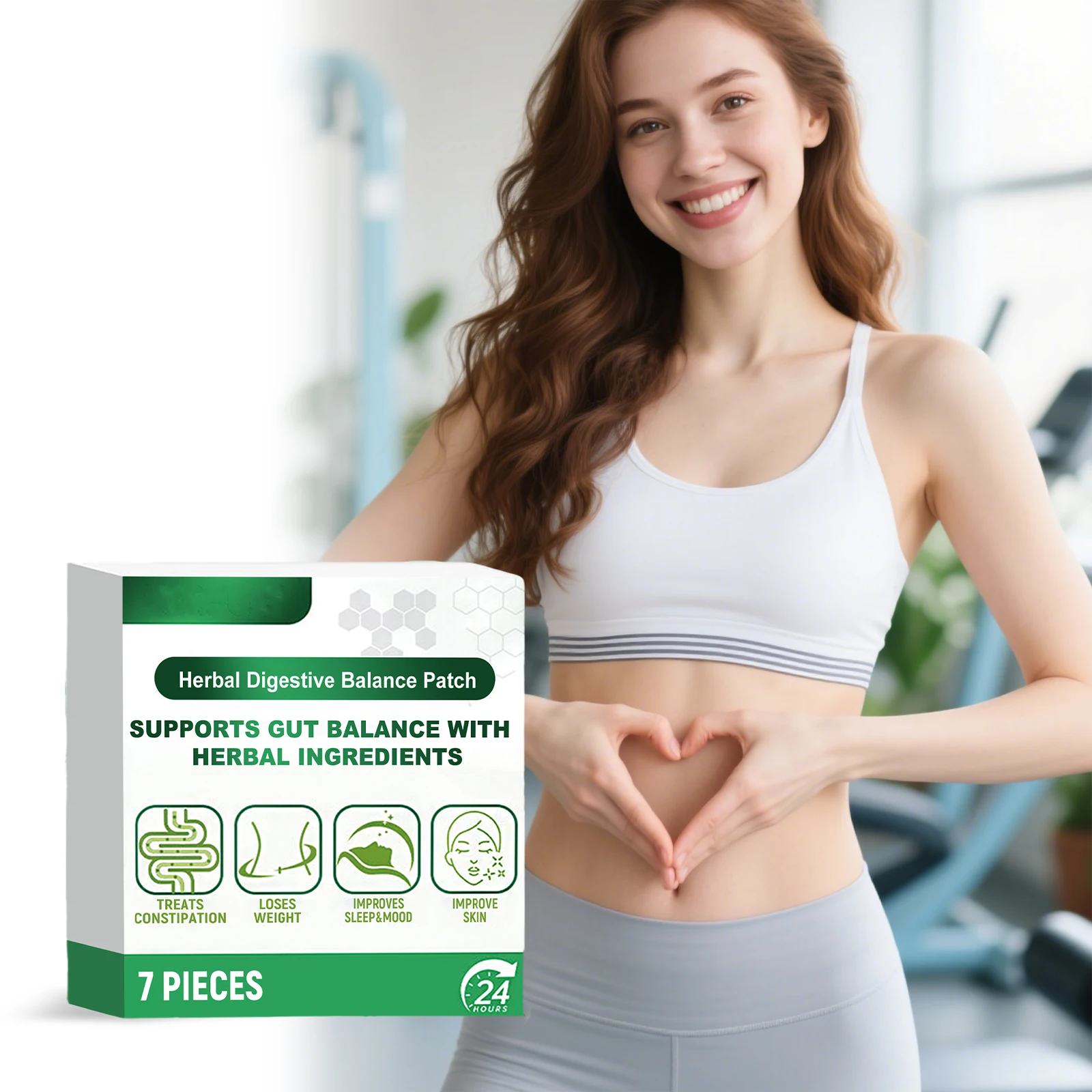 Parche de equilibrio Herbal Care: comodidad diaria y cuidado corporal, mejora la vitalidad y la función, parche de cuidado adhesivo ligero