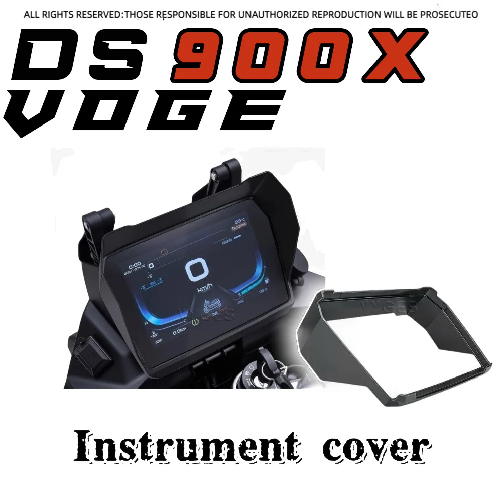 

Для VOGE изготовленная на заказ крышка прибора VOGE DS900X защитная крышка прибора дисплей капот солнцезащитный козырек аксессуары