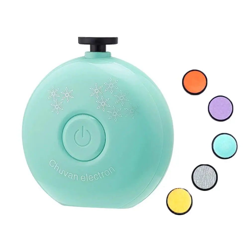 1 stücke Elektrische Nagel Automatische Nagel Grinder für Kinder Erwachsene Nagel Polieren Trimmer USB Lade Mini Palm Maniküre Werkzeug