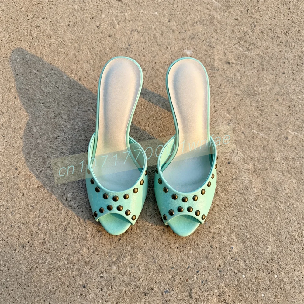 Vintage Fashion Ladies - صندل نسائي بكعب عالٍ مفتوح من
