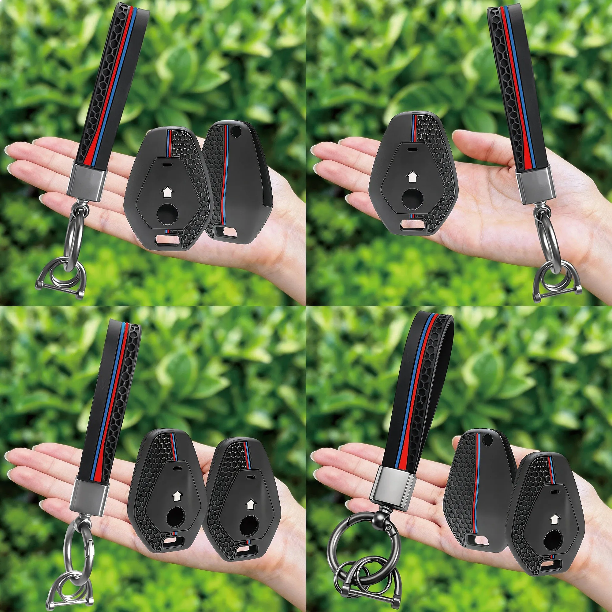 Motorcycle Silicone Key Case Cover Shell Fob for BMW R1300GS R1300 R1250GS ADV Adventure Bike