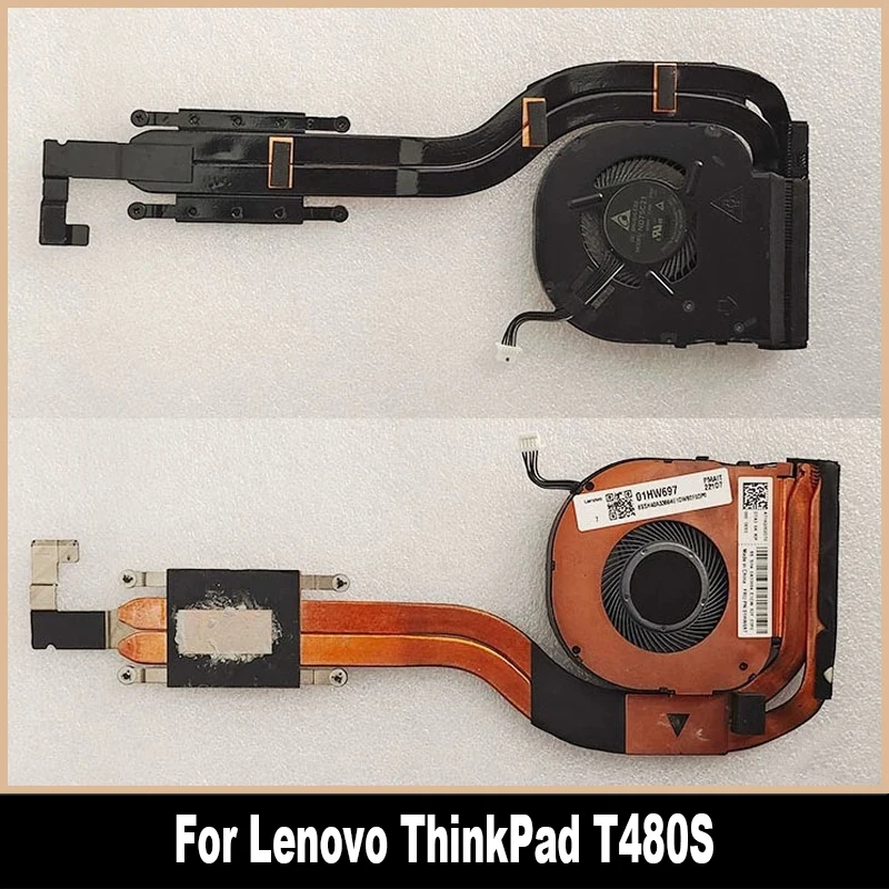 New Original For Lenovo ThinkPad T480S CPU Cooling Fan Cooler Fan Heatsink Radiator 01HW698 01HW697 01HW699 01LV695 100% Tested