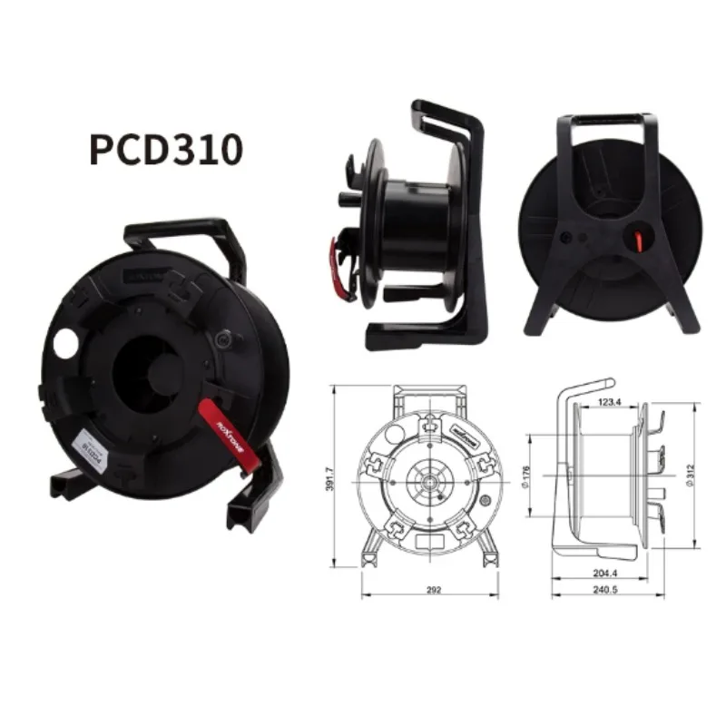 Wire Reel Arrangement Mobile Cable Cart Wire Take-up Plastic Reel Trolley