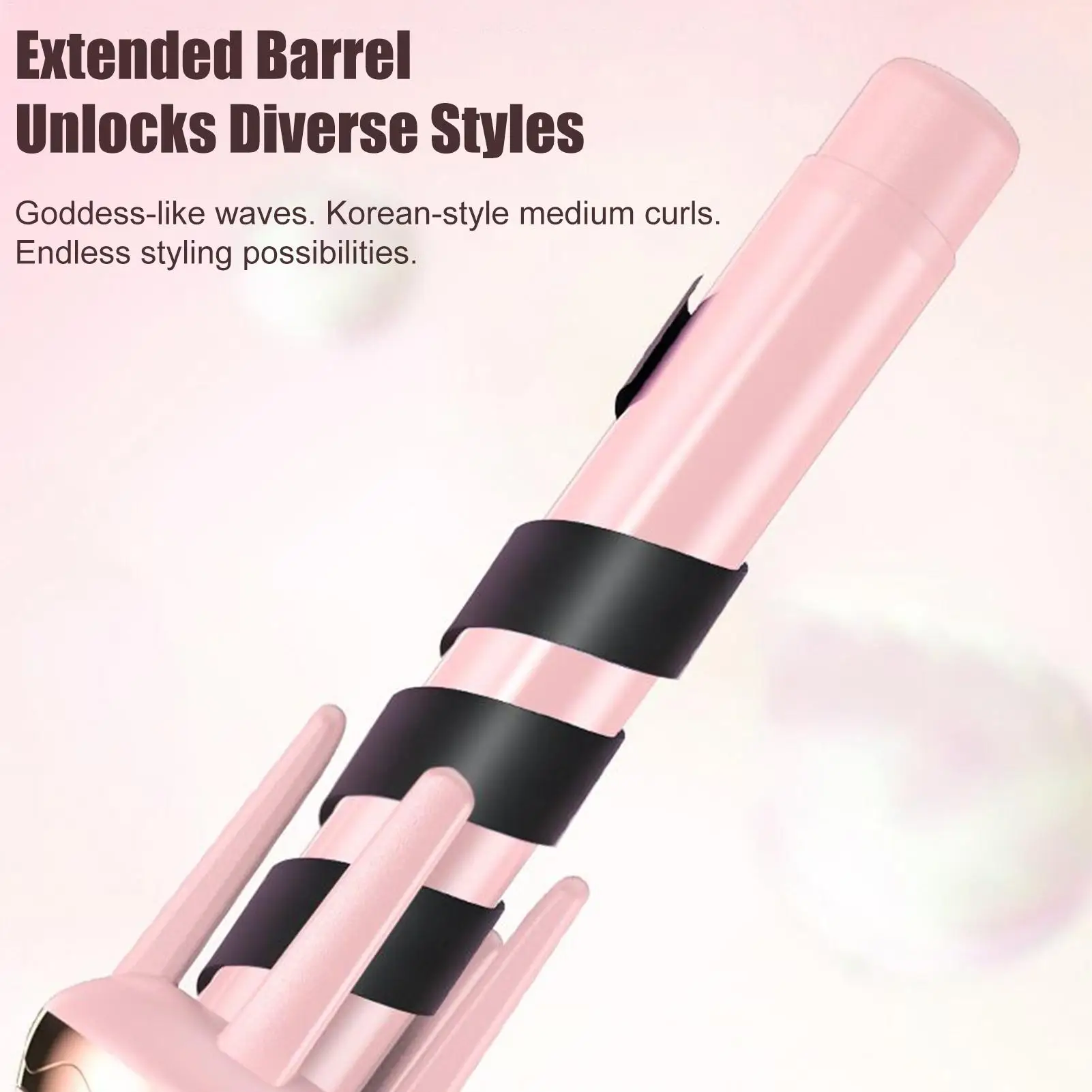 

Вращающаяся щипцы для завивки, регулируемая, мгновенная нагрев, палочка для завивки волос, вращающаяся длинная щипцы для завивки волос для женщин, мамы, дочки, подруги, девочек, семьи