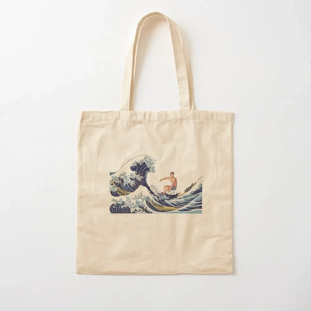 

Surfer Big wave off Kanagawa Japanese surf Tote Bag Women's shopper bag luxury women sac pour femme Tote Bag