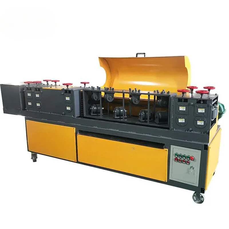 Full automatic steel pipe straightening and derusting machine Scaffolding paint machine