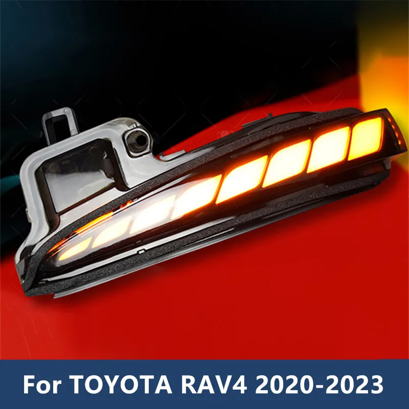 

For TOYOTA RAV4 2020-2023 Streamer turn signal grid LED daytime running light net traffic steering light Driving turn signal