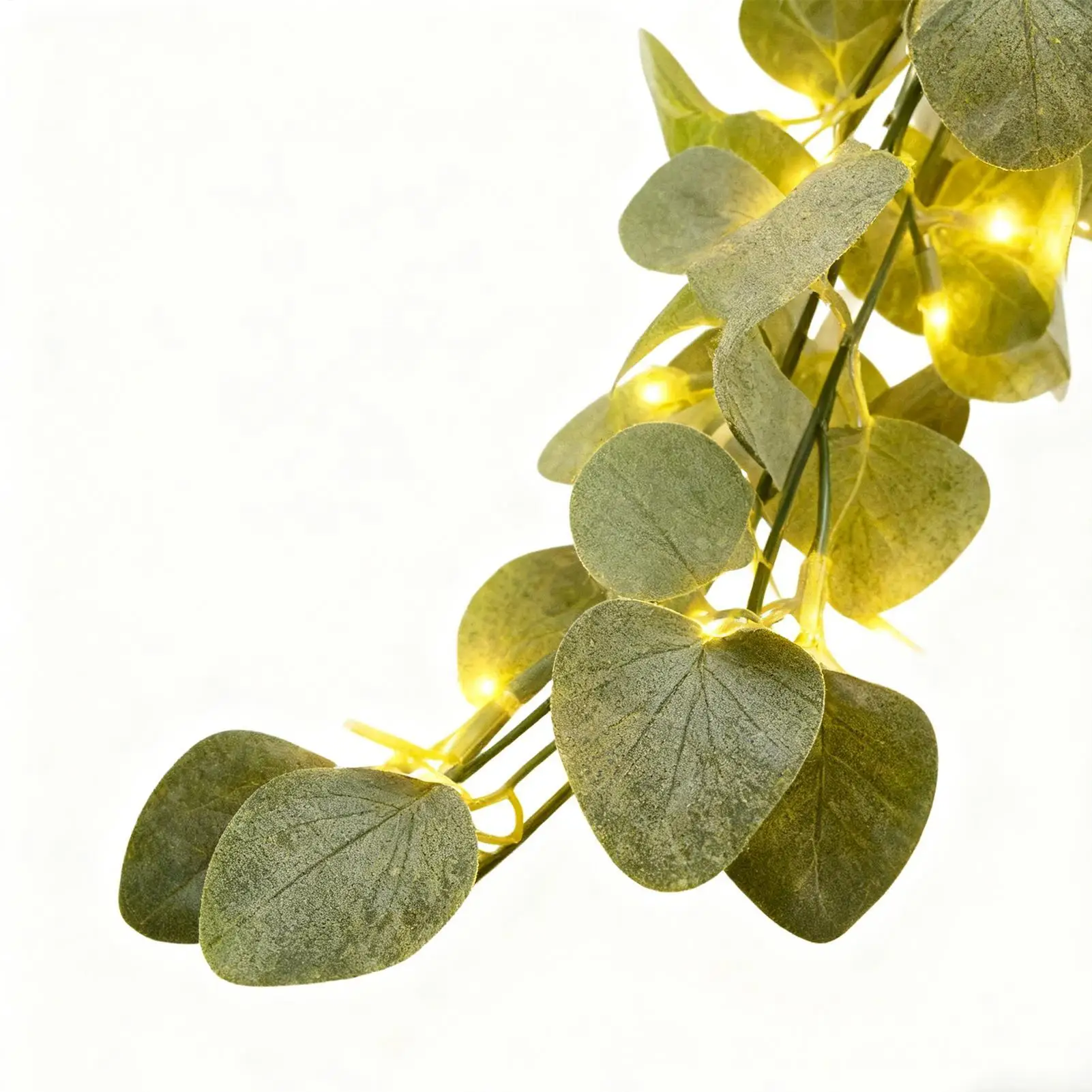 

Christmas Garland Reusable Bendable With Timer Christmas Decor Flower Vine Garland For Window Fence Porch Arch Mantel Fireplace