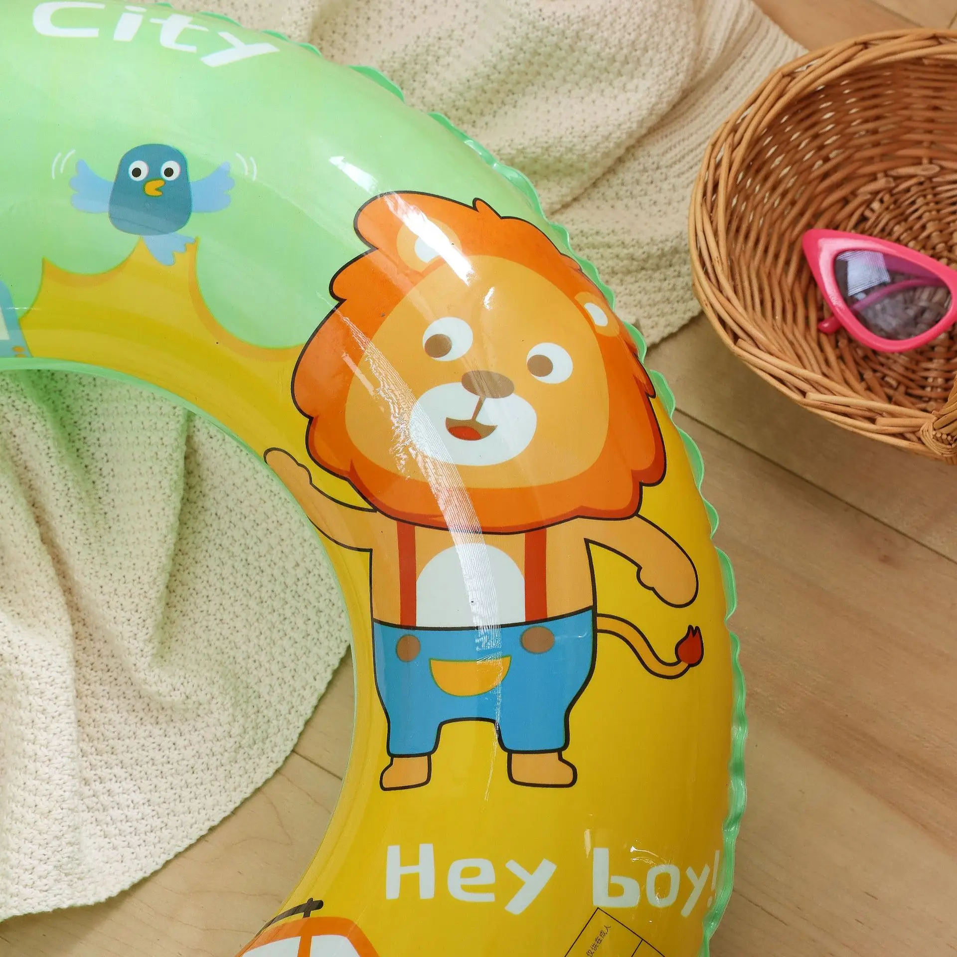 Thicken Cartoon Animals Baby Pool Float Swimming Ring Inflatable Floating for Kids Summer Beach Party Pool Toys Swim Circle