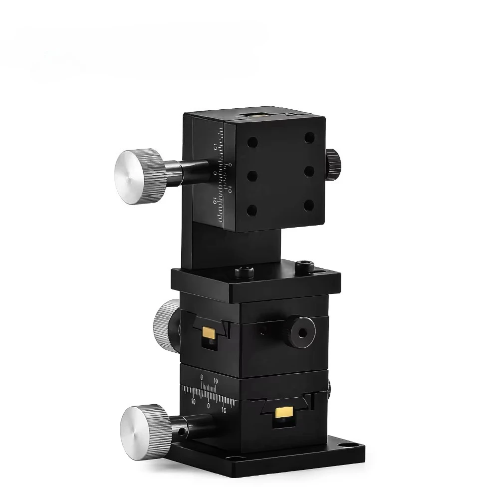 WLXYZ Series High Precision Aluminum Alloy Optical Photovoltaic Align Linear Guide Blocks XYZ-Axis Manual Positioning