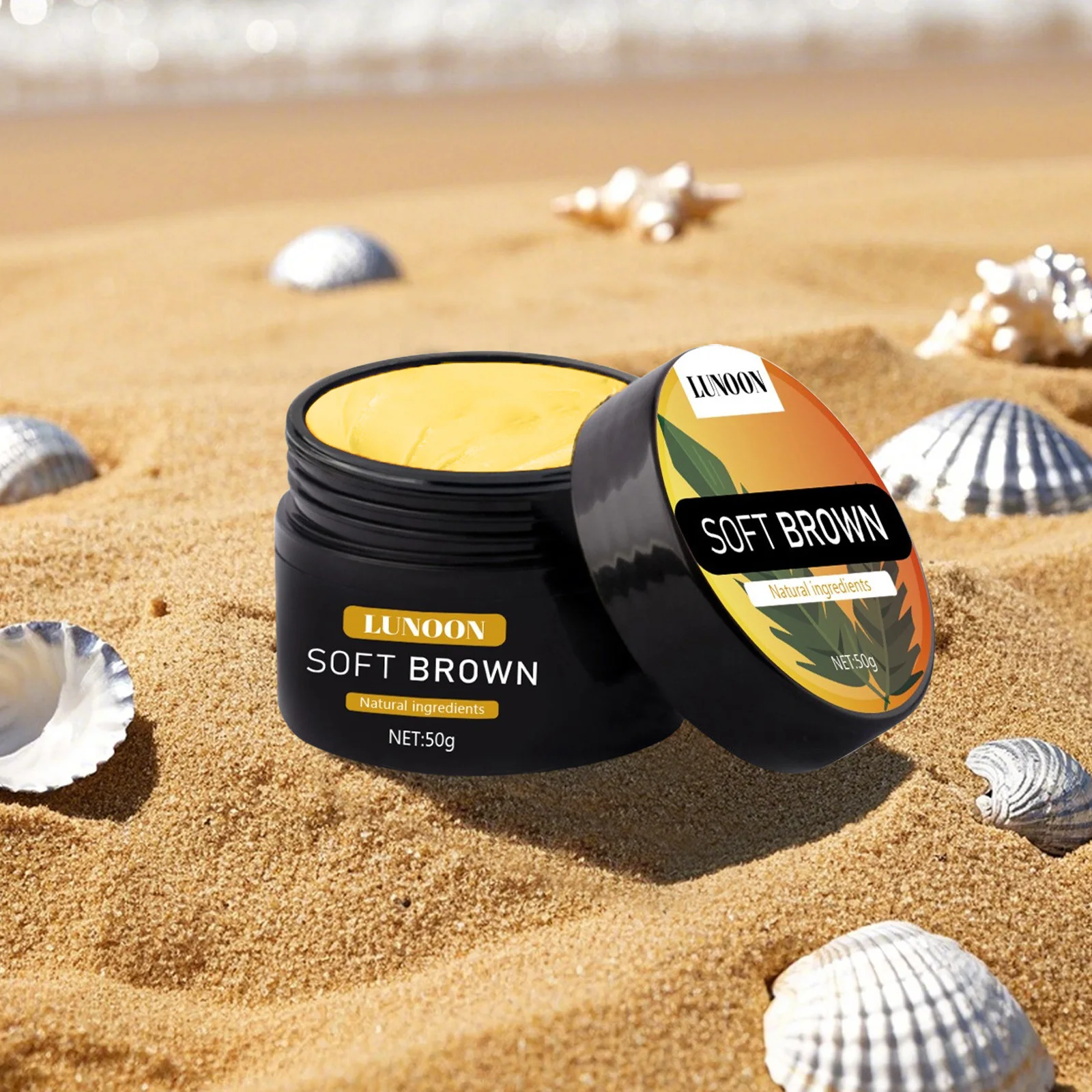 50g Tanning Gel Boosting Bronze Strengthen Darkening Gold Brown for Summer Sunbathing Moisturizing Sunless Intensive Tanner Gel