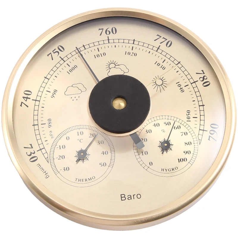 A23F-Multifunctional Temperature Humidity Pressure Barometer For Hanging