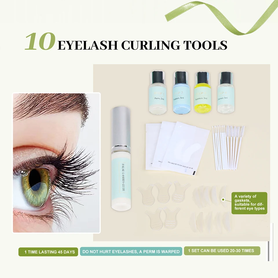 Eyelash Brow Lash Lift Tint Kit BrowเคลือบEyelash Lifting Permingโลชั่นกาวRod Perming Lash Dyeเครื่องมือแต่งหน้า