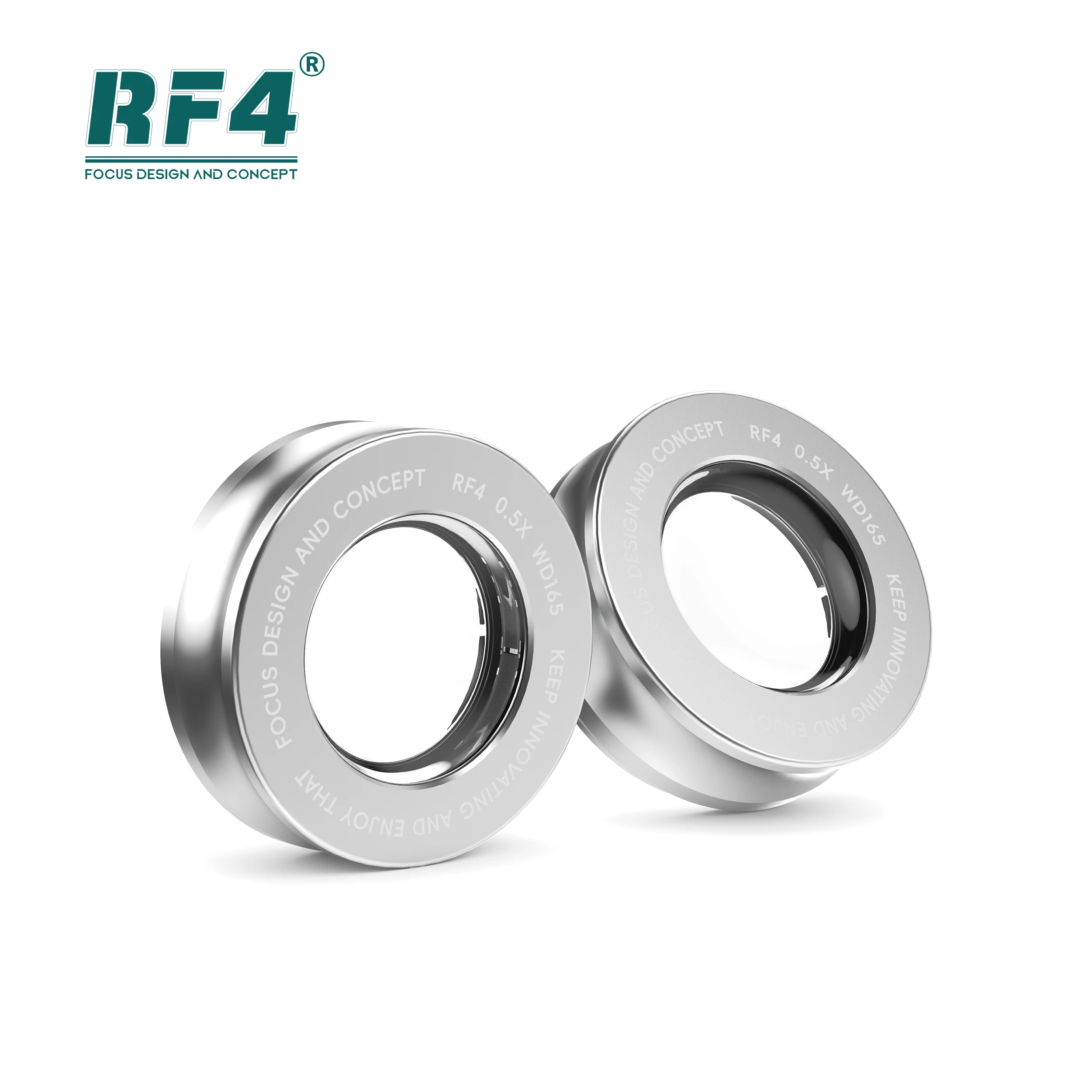 RF4 WD165 0.48X 0.5X 0.7X Auxiliary Microscope Objects Lens for Trinocular Stereo Zoom Barlow Camera Glass Lens