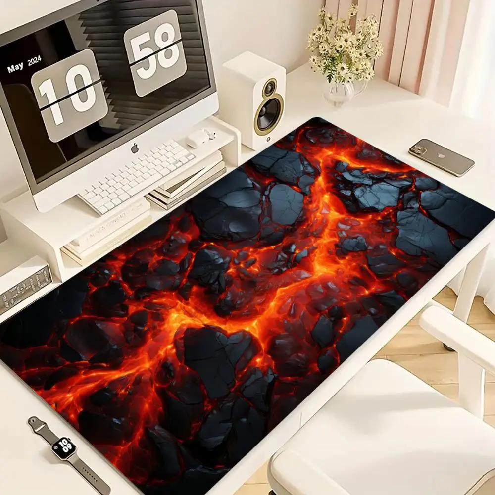 3D-Mauspad mit visuellem geometrischem Muster, Desktop-Spielpad mit stereoskopischem Effekt, rutschfestes High-Definition-Spielpad, Gamer benötigt