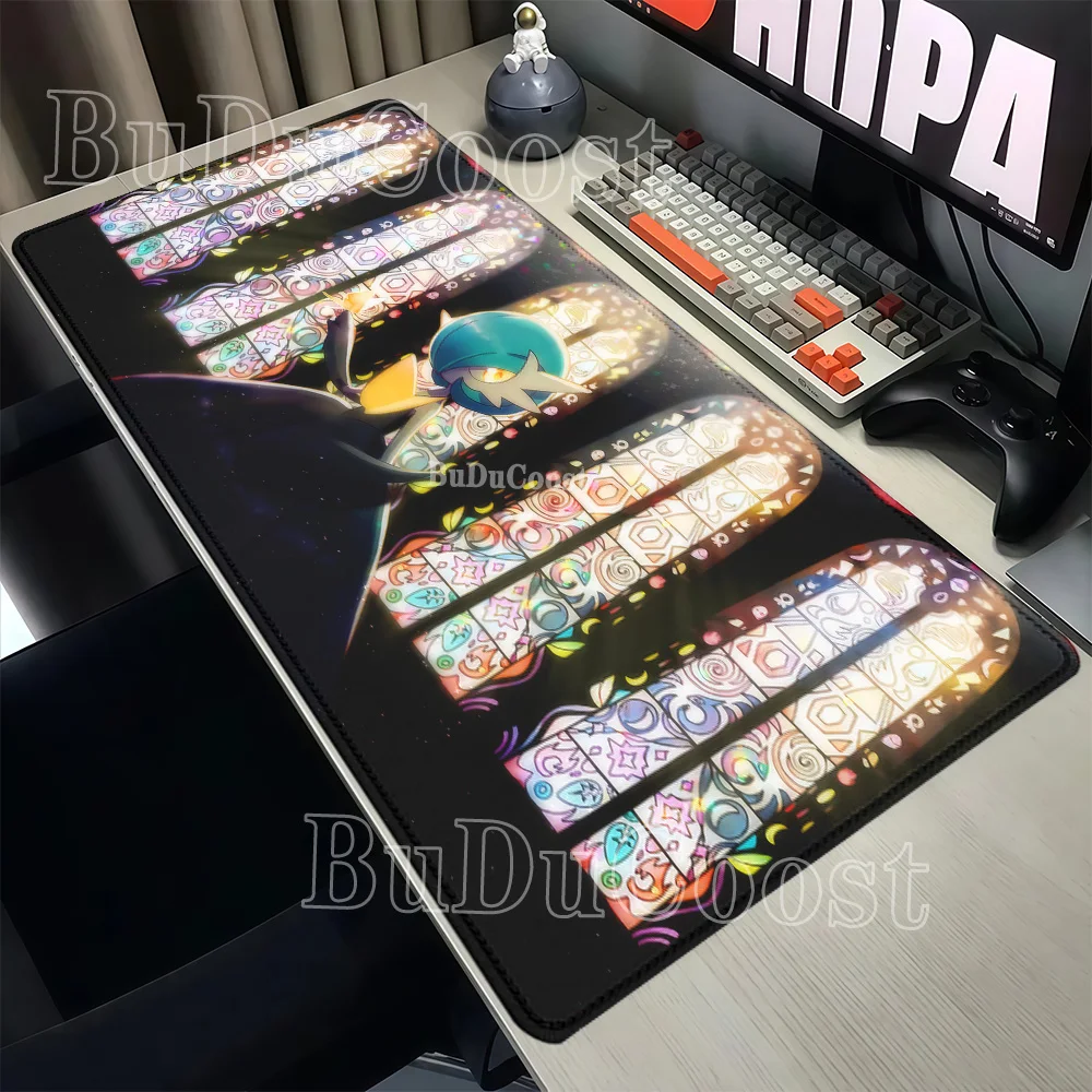 Mouse Pad pokemon Kawaii Gardevoir cute XXL Keyboard HD printing Office accessories DeskMat Rubber Gaming Non-slip base Mousepad