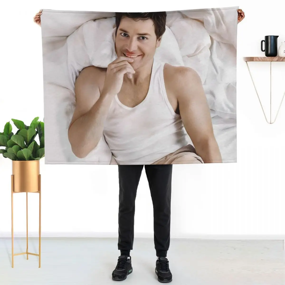 

Chayanne Throw Blanket Warm Plush Fuzzy Blanket for Living Room