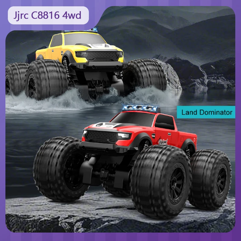 

Jjrc C8816 Радиоуправляемый автомобиль 4wd 360 Поворотный внедорожный пикап Полностью пропорциональный светодиодный светильник-амфибия с дистанционным управлением Автомобиль Детская игрушка в подарок