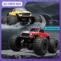 Jjrc C8816 Rc Car 4wd 360 Rotary Off Road Pickup Fully Proportional Amphibious Led Light Remote Control Car Children'S Toy Gift