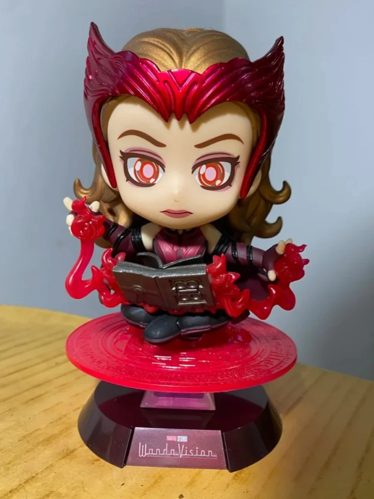 

Hot Toys Cosbaby Cosb900 Wanda Vision Red Witch Dark Book Handmade Ornament Toy Gift