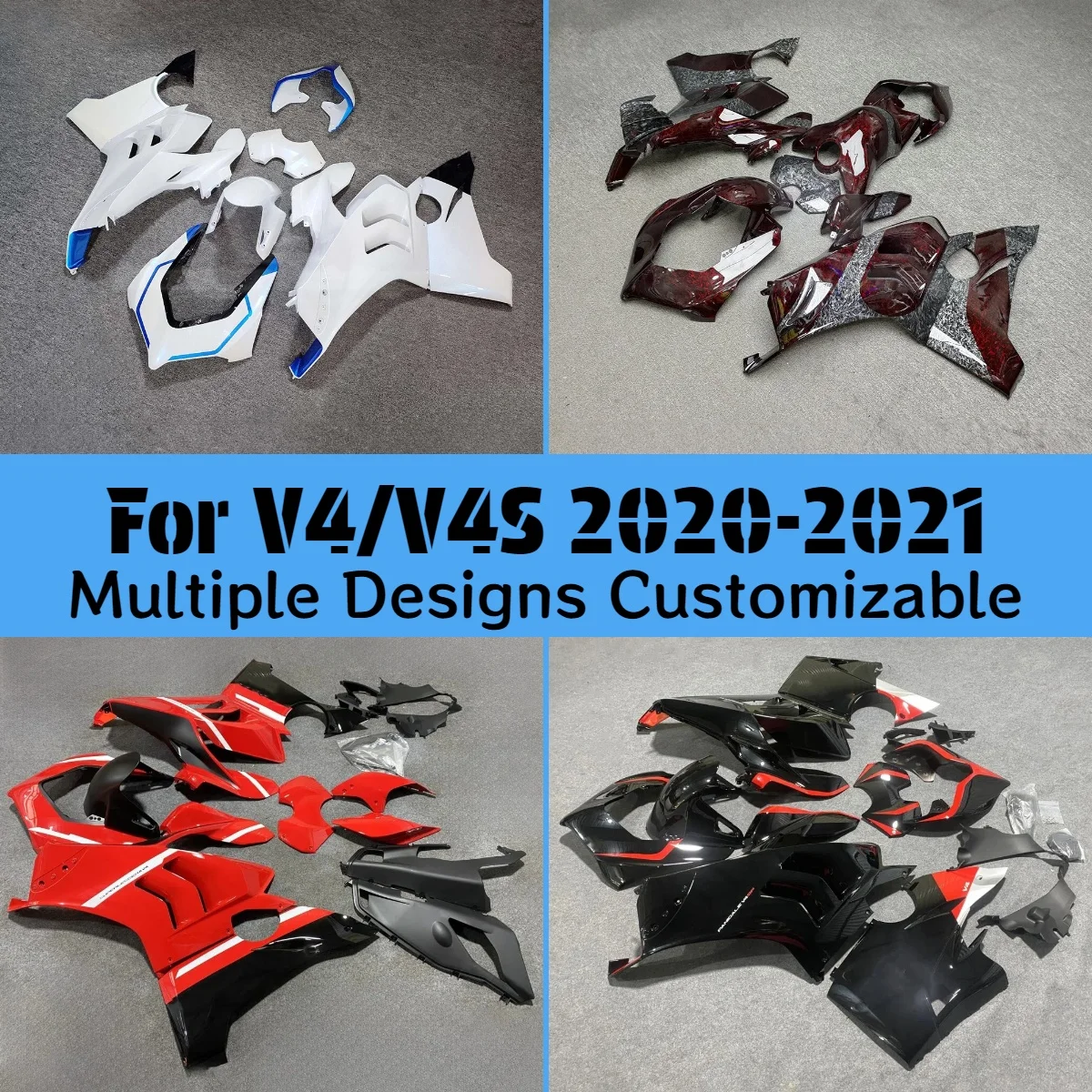 

Новый комплект обвесов ABS V4S 2020-2021 для мотоциклов DUCATI V4 20-21 (неоригинальные)