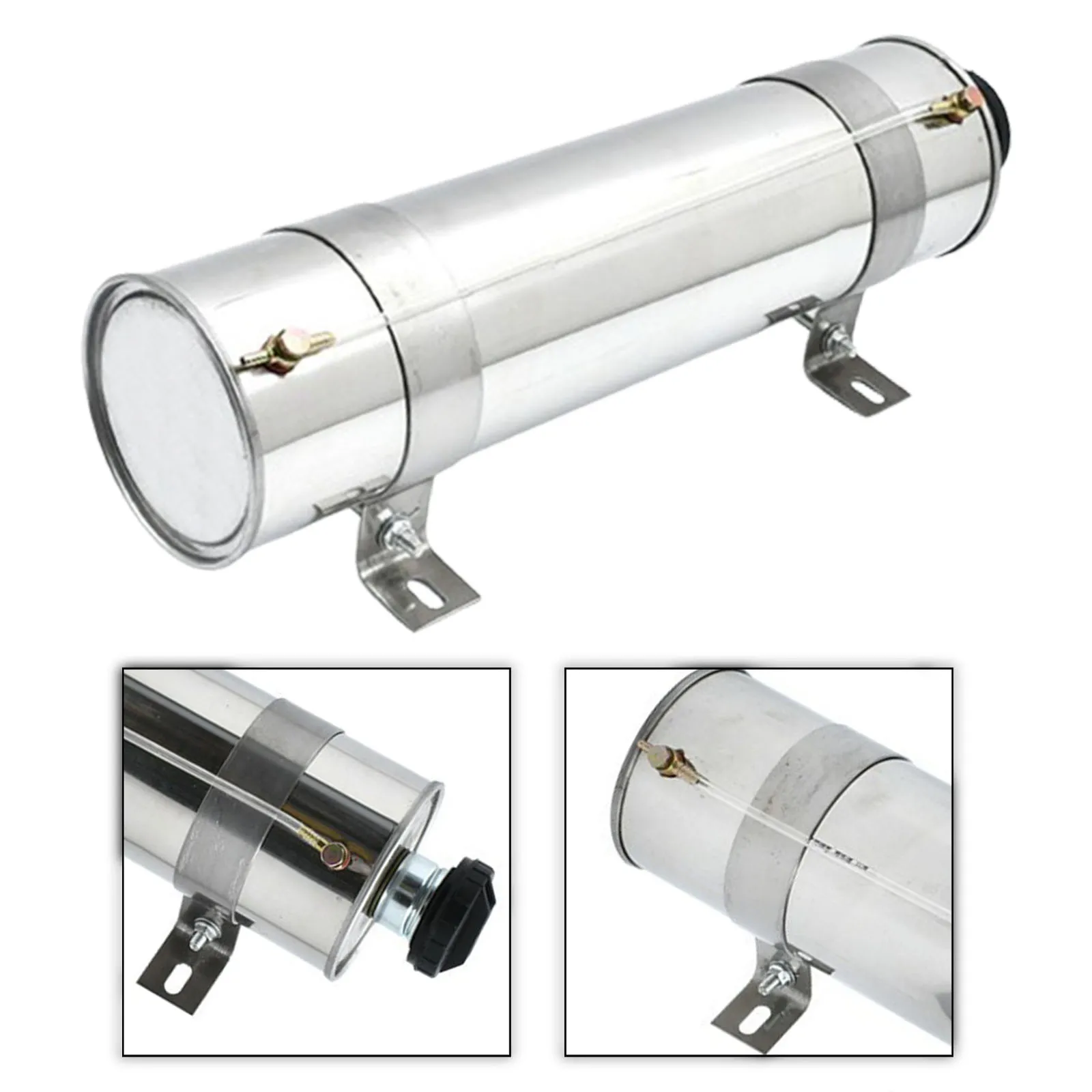 7L Stainless Steel Fuel Tank for Diesel Parking Heater Gasoline Petrol Fuel Tank Oil Tank Cylindrical for Cars Trucks