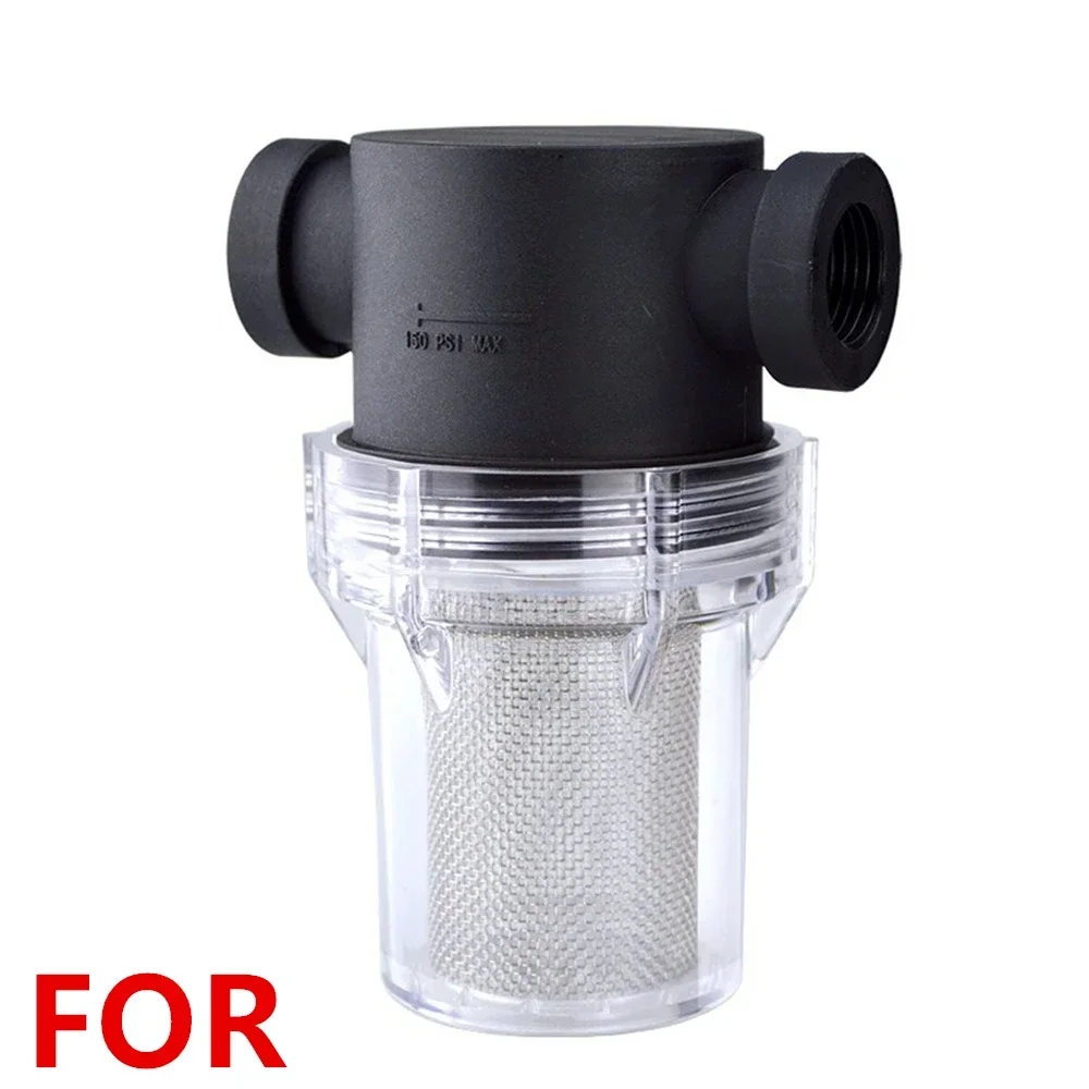 Water Pipe Filter Pipe Straight-through Removable And Washable Front Backwash Tap Water Inlet Pipe Home Filter