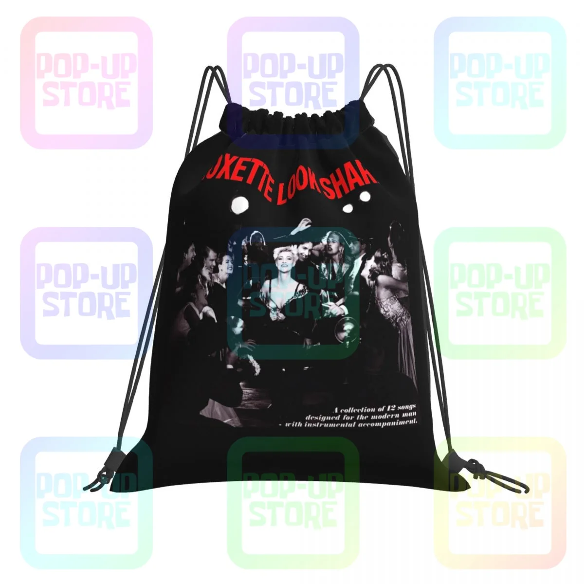 Roxette Look Sharp Logo Drawstring Bags Gym Bag Newest New Style Storage Bag Bags For Travel