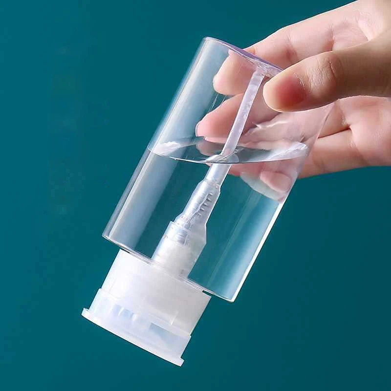 100/150/200 مللي المحمولة السفر إعادة الملء زجاجة فارغة البلاستيك مزيل طلاء الأظافر الكحول السائل الصحافة ضخ موزع زجاجة #3