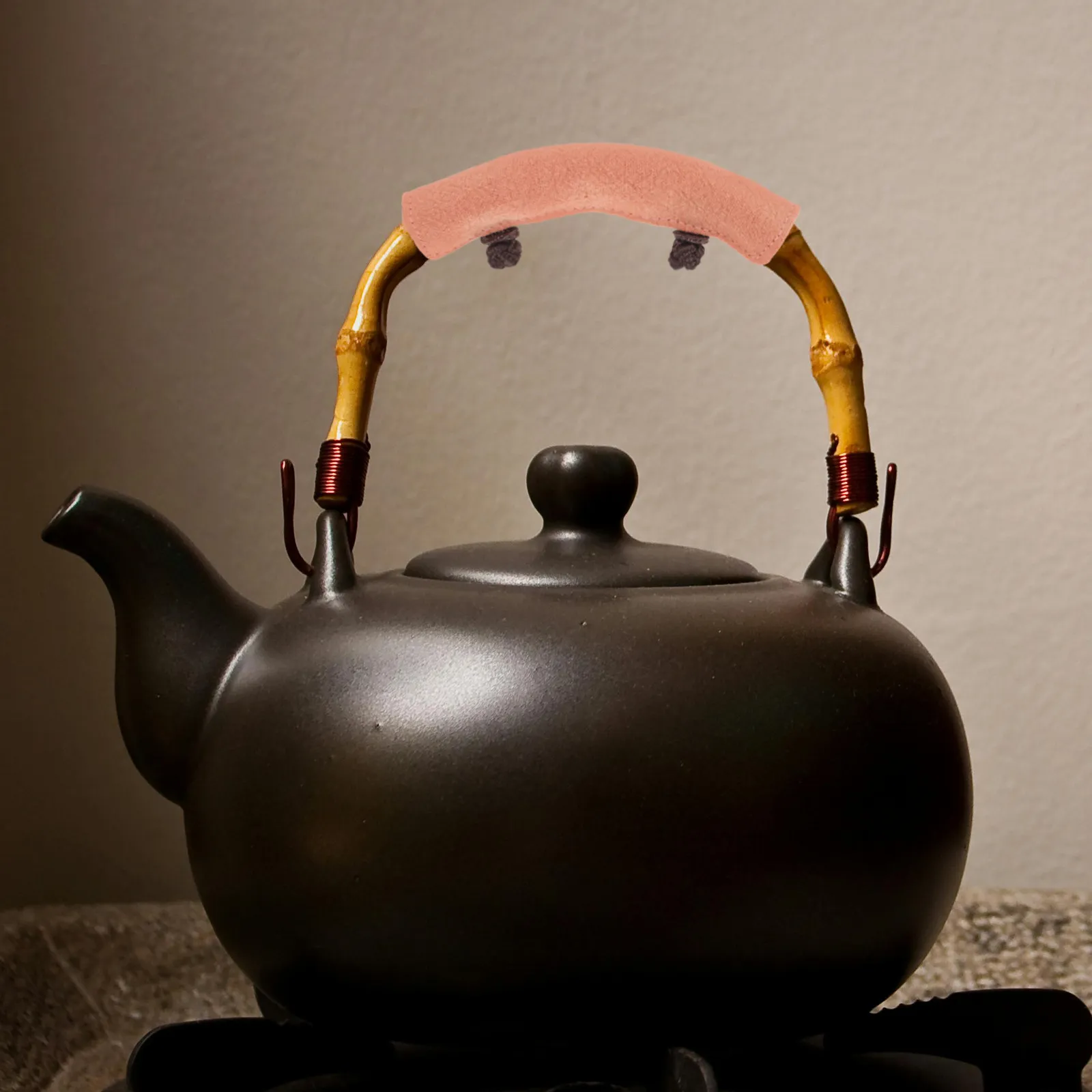 Kettle Handle Cover Double Sided Heatproof Pot Handle Sleeve Tea Kettle Anti-Scald Teapot Accessory Anti-Scald Cover