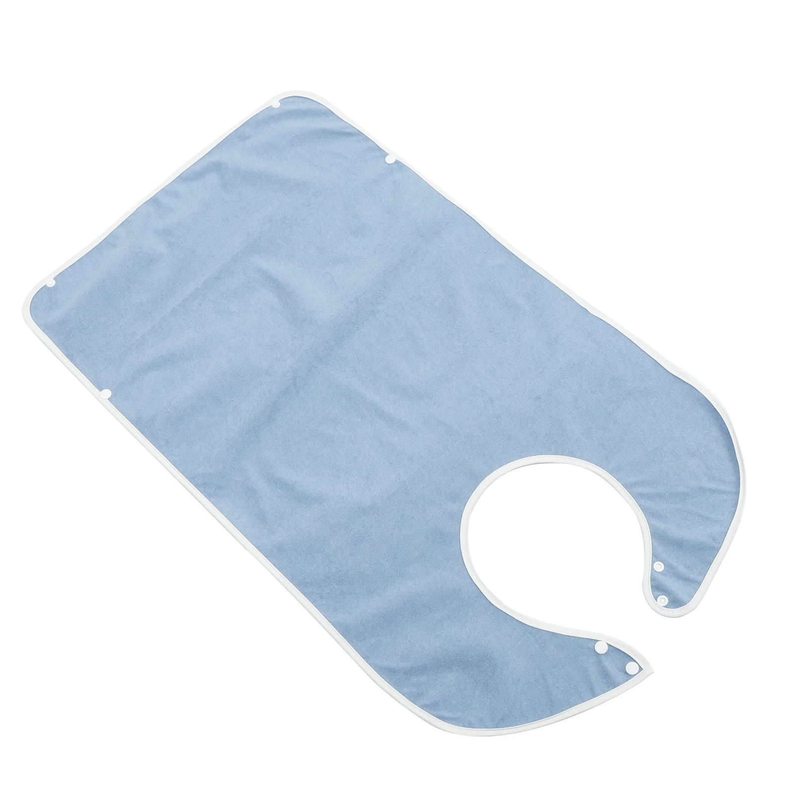 

1 pc Waterproof Bib For Adult Reusable Eating Apron Mealtime Protector Durable Washable Feeding Bib Cloth Protector For Elderly